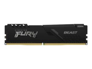Kingston FURY Beast - DDR5 - modul - 32 GB - DIMM 288-pin - 6000 MT/s / PC5-48000 - CL30 - 1.4 V - ej buffrad - on-die ECC - svart