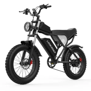 LOOKROAD L20 Elcykel, 48V 20Ah Batteri, 1500W Motor, Rekommenderad topphastighet 25KM/H, Hastighetsgivare, Hydrauliska s