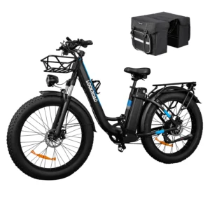 LOOKROAD L26 MIN Elcykel, 48V 20Ah Batteri, 1500W Motor, Rekommenderad topphastighet 25 KM/H, Hastighetsensor, Mekaniska