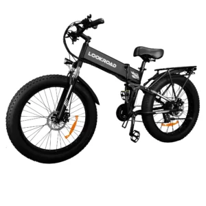 LOOKROAD L26 elcykel, 48V 15Ah batteri, 1000W motor, rekommenderad topphastighet 25 km/h, hastighetsensor, SHIMANO 21-vä