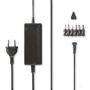 Nedis Universal nätadapter | 36 W | 5 / 6 / 7.5 / 9 / 12 / 13.5 / 15 V DC | 3.60 m | 2.4 A - 3.0 A A | 6 plug(s) | Svart