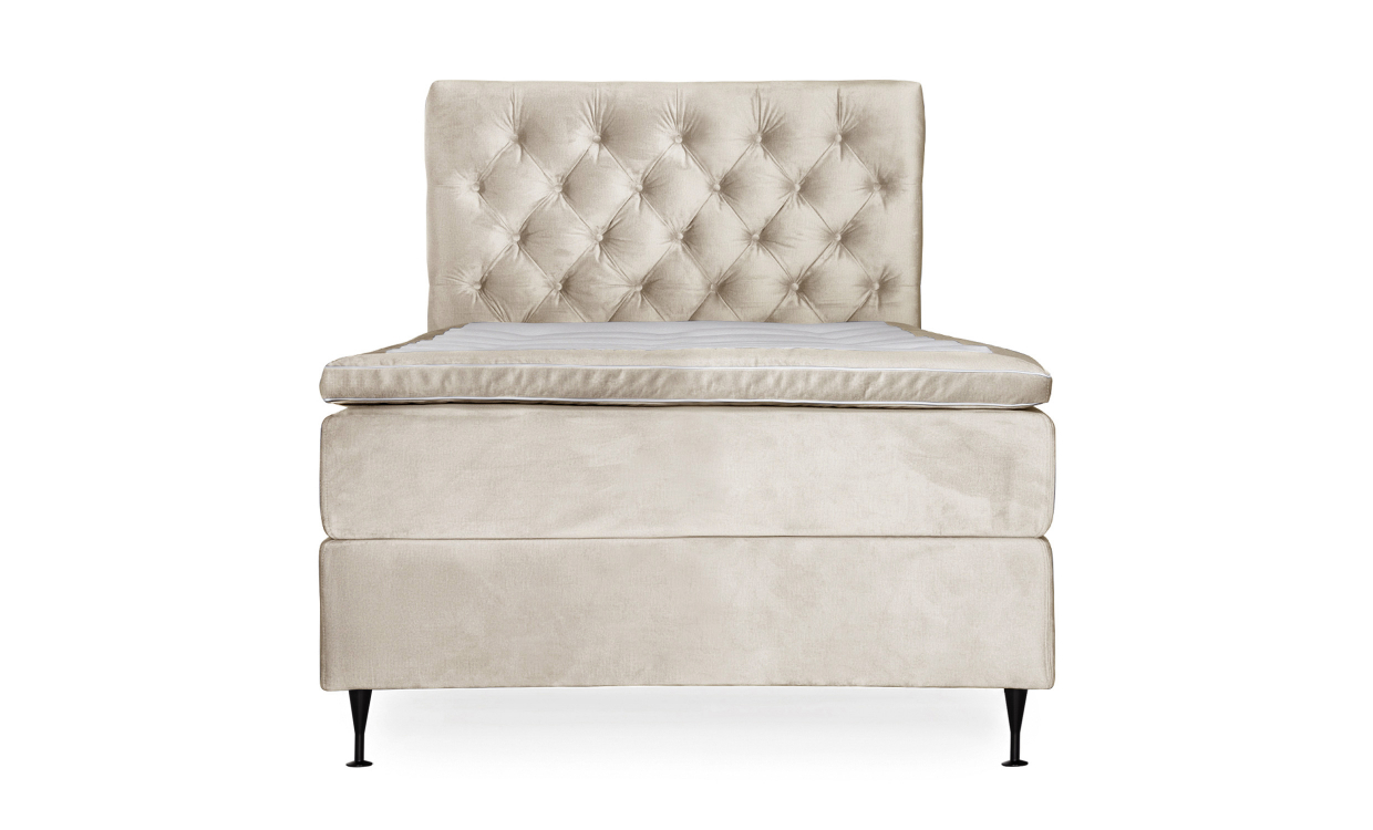 OPERA 120 Sängpaket Sammet Beige OPERA 120 Sängpaket Sammet Beige