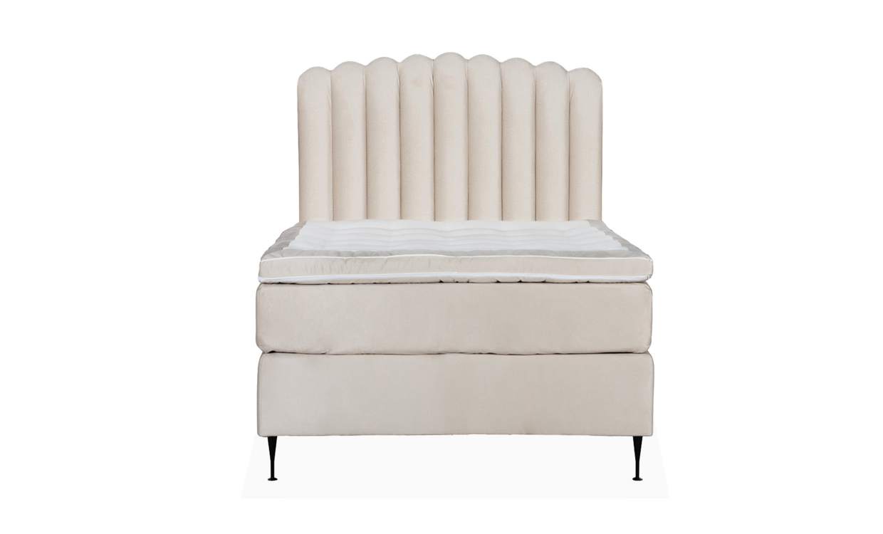 OPERA/PRIMO HIGH 120 Sängpaket Sammet Beige OPERA/PRIMO HIGH 120 Sängpaket Sammet Beige