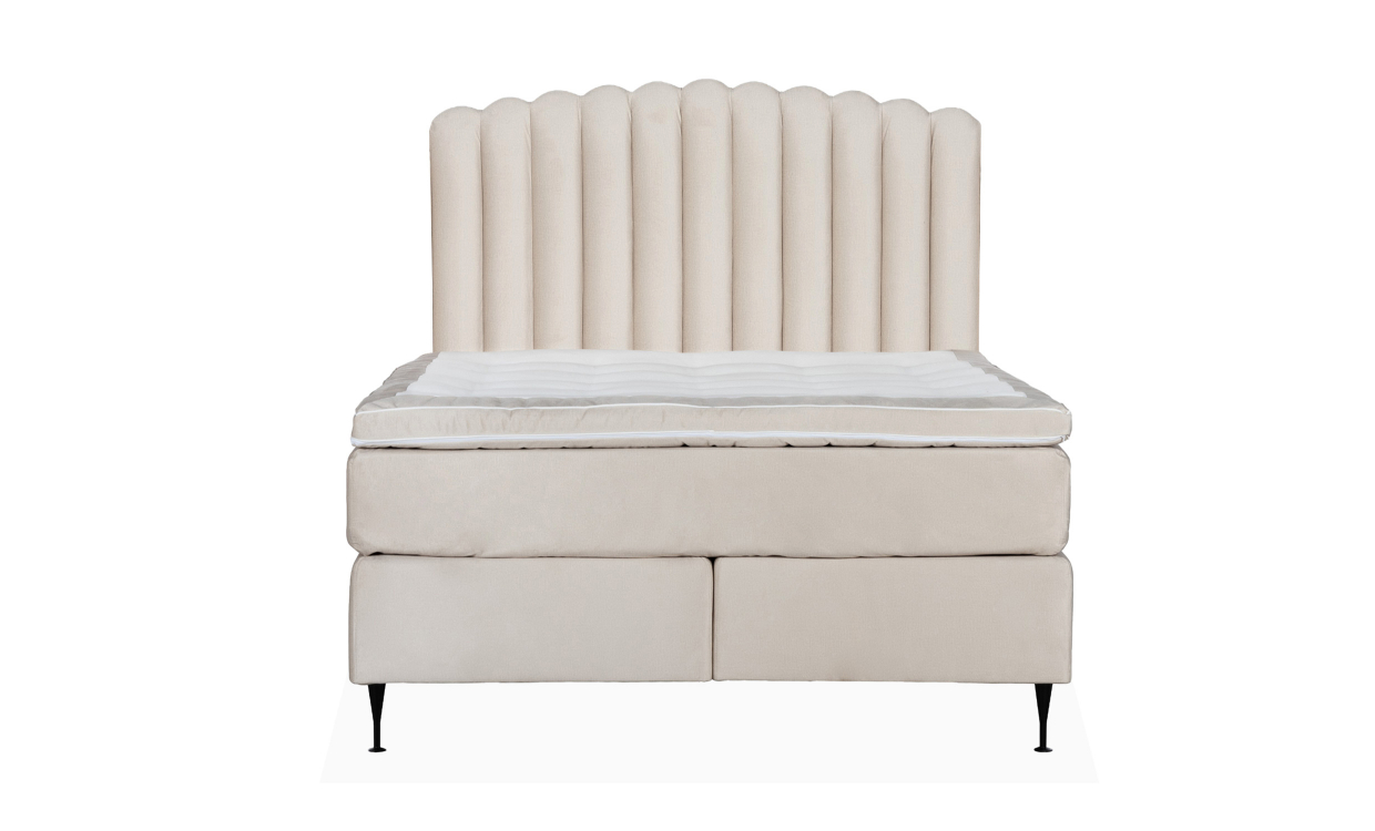 OPERA/PRIMO HIGH 140 Sängpaket Sammet Beige OPERA/PRIMO HIGH 140 Sängpaket Sammet Beige