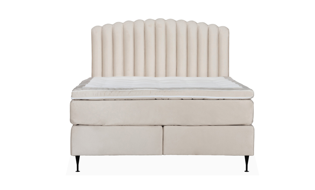 OPERA/PRIMO HIGH 160 Sängpaket Sammet Beige OPERA/PRIMO HIGH 160 Sängpaket Sammet Beige
