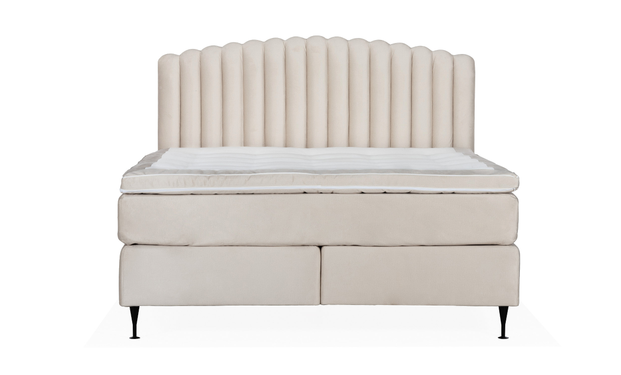 OPERA/PRIMO HIGH 180 Sängpaket Sammet Beige OPERA/PRIMO HIGH 180 Sängpaket Sammet Beige