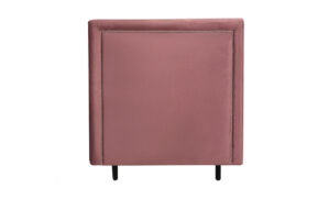 PERLA Sänggavel 120 Sammet Rosa