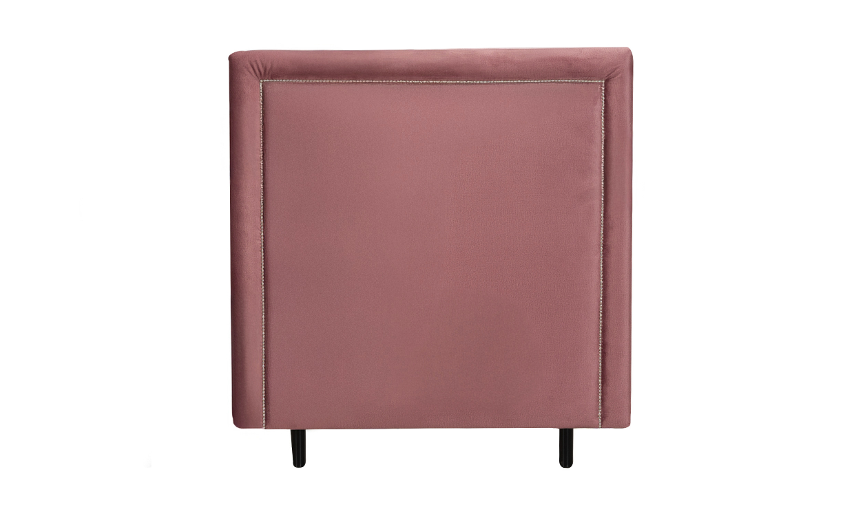 PERLA Sänggavel 120 Sammet Rosa PERLA Sänggavel 120 Sammet Rosa