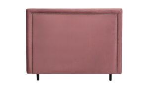 PERLA Sänggavel 160 Sammet Rosa