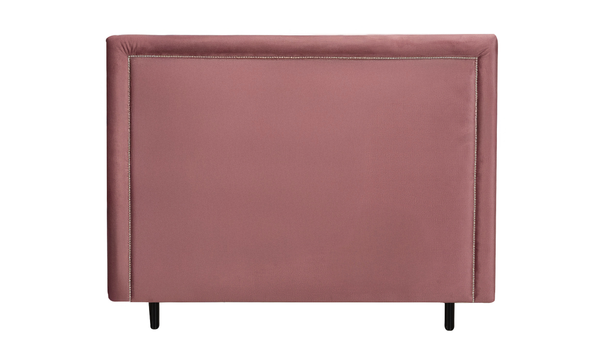 PERLA Sänggavel 180 Sammet Rosa PERLA Sänggavel 180 Sammet Rosa
