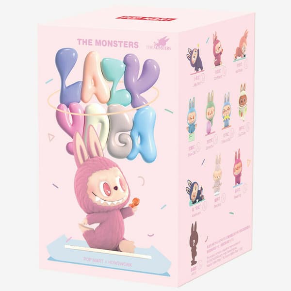 POP Mart The Monsters Lazy Yoga Series Figures Vinyl Plush Blind Box POP Mart The Monsters Lazy Yoga Series Figures Vinyl Plush Blind Box