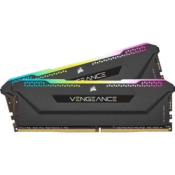 RAM-minne - CORSAIR - Vengeance RGB Pro SL DDR4 - 16GB 2x8GB DIMM - 3200 MHz - 1,35V - Svart (CMH16GX4M2E3200C) RAM-minne - CORSAIR - Vengeance RGB Pro SL DDR4 - 16GB 2x8GB DIMM - 3200 MHz - 1,35V - Svart (CMH16GX4M2E3200C)