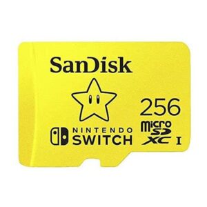 SanDisk Minneskort 256G Nintendo Switch (Mario -S)