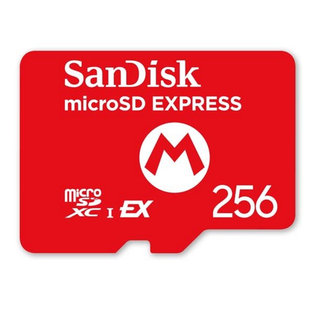 SanDisk Nintendo Switch 2 microSD Express-minneskort, 256 GB - Mario SanDisk Nintendo Switch 2 microSD Express-minneskort, 256 GB - Mario