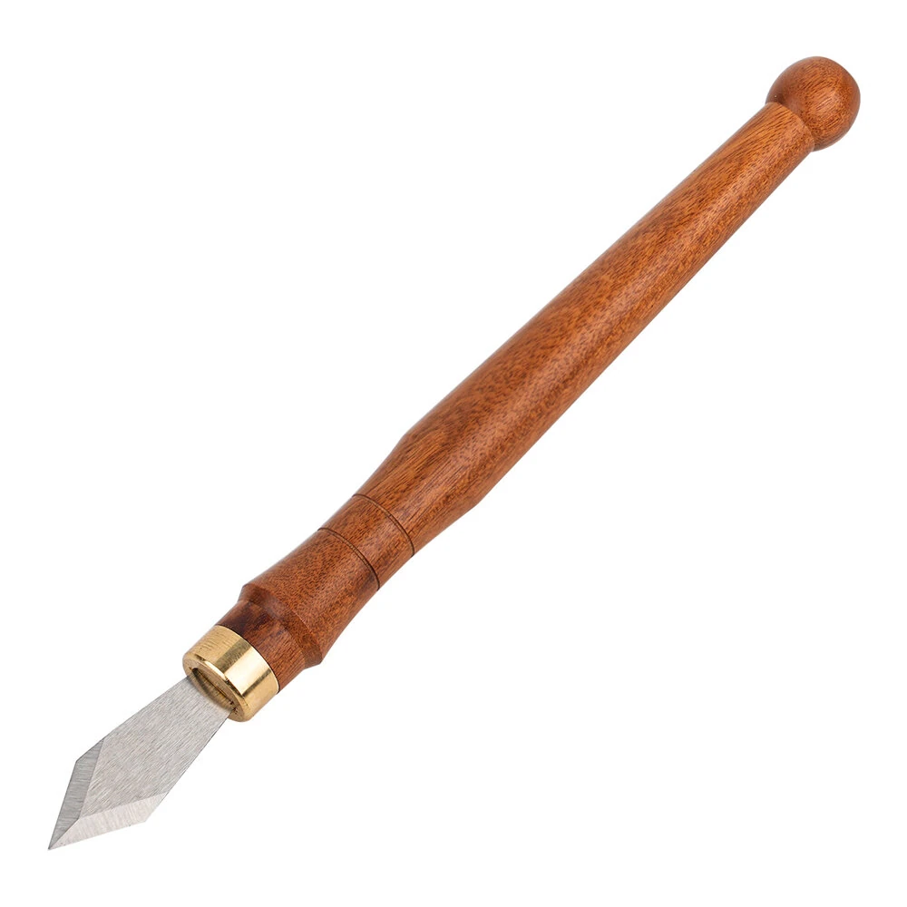 Snickeri Markkniv MG0-000-0166 1.1mm Högkvalitativt Stålblad Sourwood Handtag Mässingsfäste Lätt Kompakt Hantverk DIY Ve Snickeri Markkniv MG0-000-0166 1.1mm Högkvalitativt Stålblad Sourwood Handtag Mässingsfäste Lätt Kompakt Hantverk DIY Ve