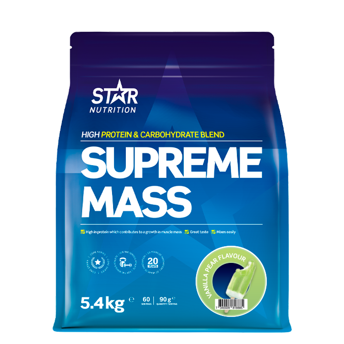 Supreme Mass Gainer 5400 g - Choklad Supreme Mass Gainer 5400 g - Choklad