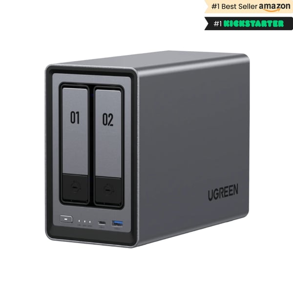 Ugreen NASync DXP2800 NAS System 2-Bay Kompakt Intel® N N100 8 GB DDR5 0 TB UGOS Pro Svart Ugreen NASync DXP2800 NAS System 2-Bay Kompakt Intel® N N100 8 GB DDR5 0 TB UGOS Pro Svart