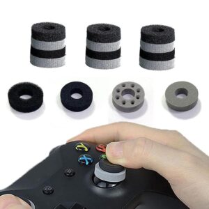 XDcase Precisionsrings 16-pack för PS4/PS5/Xbox/Switch/Stadia – Svart/Grå
