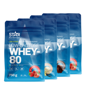 4 x Whey-80 750 g Low Lactose
