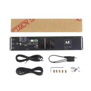 AK2518 Bluetooth LED Musikspektrum Display Flikhastighet Justerbar Nivåindikator Förstärkarkort DIY-kit med 3,5 mm ljudk
