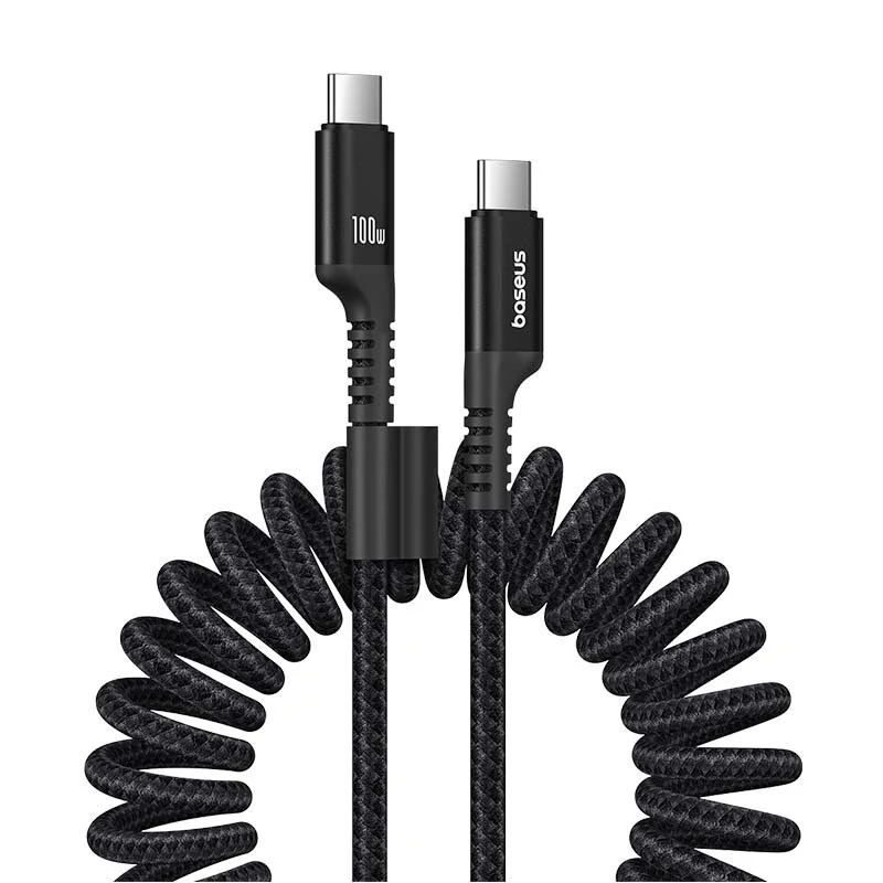 Baseus 1M USB-C till USB-C Kabel 100W Hög Effekt Leverans Bil Snabbladdning Datakabel för Laddning av Telefoner, Surfpla Baseus 1M USB-C till USB-C Kabel 100W Hög Effekt Leverans Bil Snabbladdning Datakabel för Laddning av Telefoner, Surfpla