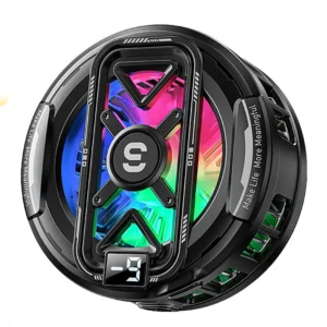 ESSAGER K51 Magnetisk Digital Display Telefon Kylare Halvledar Kylning RGB Gaming Kylare 3-stegs Justerbar Silent Fläkt