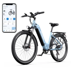 [EU DIRECT] Onesport WT05 elcykel, 36V 18.2Ah batteri, 250W motor, toppfart 25 km/h, momentbiensorsensor, dubbla oljebro