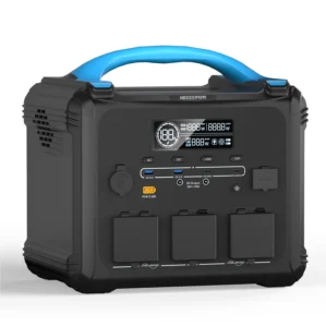 [EU Direct] Necespow S2000 2000W 1024Wh Portabelt kraftverk 3000W topp LiFePO4 Solgenerator 1300W AC snabb uppladdning 1