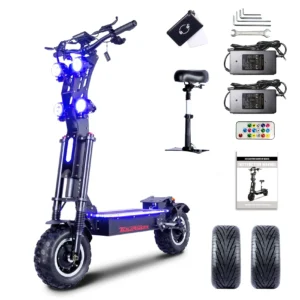 [EU Direct] Turor X14 PRO Elcykel med seat, NFC-funktion, 72V 40Ah-batteri, 72V 5000W*2 dubbla motorer, Rekommenderad to