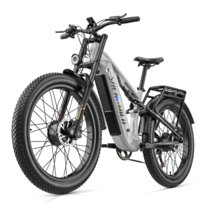 [EU-direktiv] Shengmilo S600 PRO elcykel, 48V 25Ah batteri, 2*1000W dubbla motorer, rekommenderad topphastighet 25 km/h,