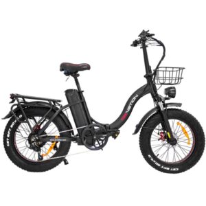 El-fatbike DrVetion CT20, hopfällbar, Samsung-batteri, svart
