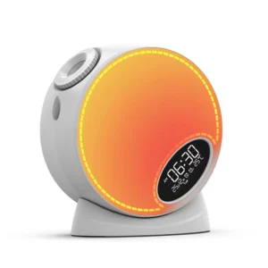Elfeland Multifunktionell Stjärnhimmel projektor lampa med 13 stjärnfilmer Bluetooth-högtalare nattljus vit brus sömn hj