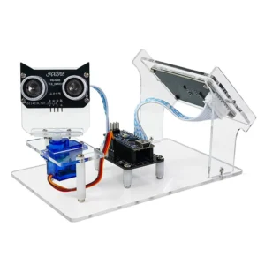 HU-091A Öppen källkod ultraljudsradarskanner DIY-kit med 180° skanningsområde dubbelt visuellt nano DIY-elektronikkit me