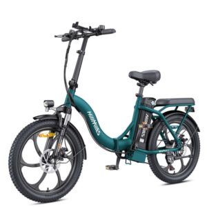 HillMiles MilePort 1 Elcykel 20" Fatbike, Hopfällbar, 250W Motor, 36V 13Ah Batteri, Shimano 7 Växlar, 100 km Räckvidd