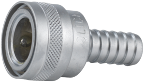 Klick 1/2" kopplinghus med 1/2" slätspets & spännband