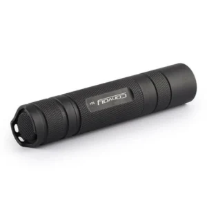 Konvoj S2+ Svart XM-L2 7135*8 Orange Peel EDC Ficklampa,Stark Lampa Kraftfull Kompakt. Ideal för Utomhusäventyr