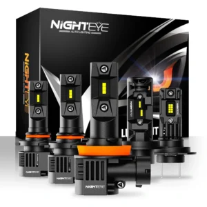 NightEye Auto Belysning A315-S10 2ST 6500K Vit LED-Bilstrålkastarlampor 22000LM/Par LED-Framsidoslampa IP68 Vattentät