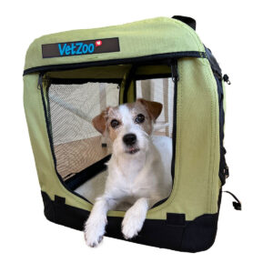 PetEasy x VetZoo Transportbur Olivgrön