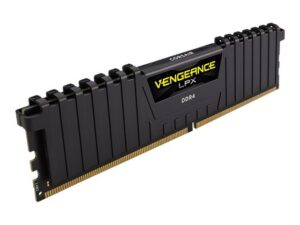 RAM CORSAIR DDR4 2666MHz 16GB 2x8GB 288 DIMM Icke-buffrade 16-18-18-35 Vengeance LPX Black Värmespridare 1,2V XMP2.0