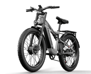 Shengmilo S600 26" Fatbike Elcykel | 2000W Dubbelmotor | 48V 17.5Ah Avtagbart Samsung Batteri | Shimano 7-växlad
