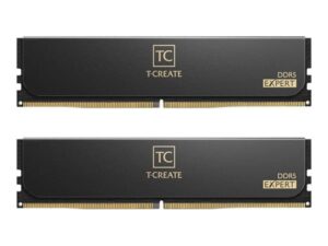 T-CREATE EXPERT - DDR5 - sats - 32 GB: 2 x 16 GB - DIMM 288-pin - 3000 MHz / PC5-48000 - CL30 - 1.35 V - ej buffrad - on-die ECC - svart