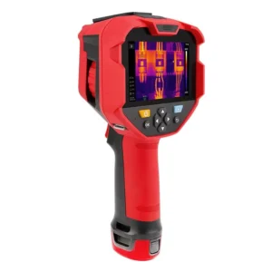 UNI-T UTi384H+ termisk kamera 400 x 300 IR-upplösning 30 Hz -20°C till 650°C 2x superupplösning Manuell fokus IP54 Mobil