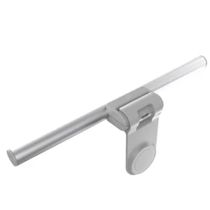 USB-laptopp skärmljusstång, asymmetrisk belysning, ögonvård skrivbordslampa, touchkontroll, 5 färgtemperaturer, anti-blå