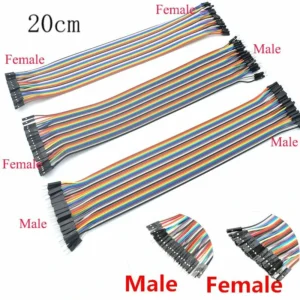 120 st 40PIN 20CM Dupont Linje Hane till Hane + Hane till Hona + Hona till Hona Jumper Dupont Wire Kabel för DIY KIT