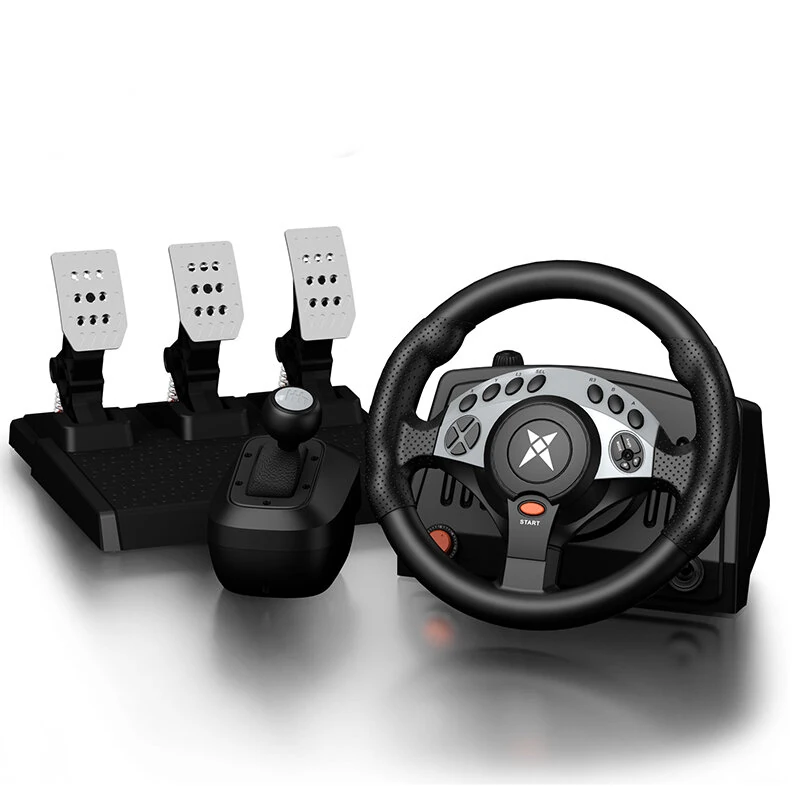 813B 1080° Magnetisk styrhjuls racerbilssimulator manuell växel PC-konsol kompatibel ergonomisk design racerhjul spelhju 813B 1080° Magnetisk styrhjuls racerbilssimulator manuell växel PC-konsol kompatibel ergonomisk design racerhjul spelhju