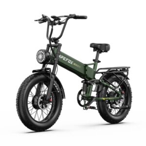 APEFOX RH20 Elektrisk Cykel 750W Dual Motor 48V Batteri Fatbike 20 Tum Hydrauliska Bromsar