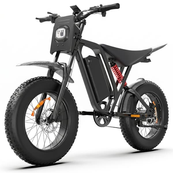BLUVALL R700 Elektrisk Fatbike, 52V 25Ah Avtagbart Batteri, 20", Svart BLUVALL R700 Elektrisk Fatbike, 52V 25Ah Avtagbart Batteri, 20", Svart