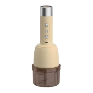 Comfook 2-i-1 Elektrisk Elektrisk Vacuum Meat Mincer Trådlös Matberedare med 6-Blad Mincer, USB-Uppladdningsbar Vacuum P
