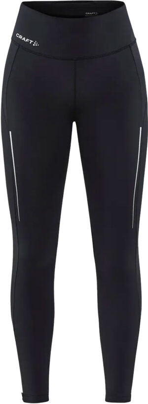 Craft ADV Essence Run Tights W Dam Svart XS | Löpartights