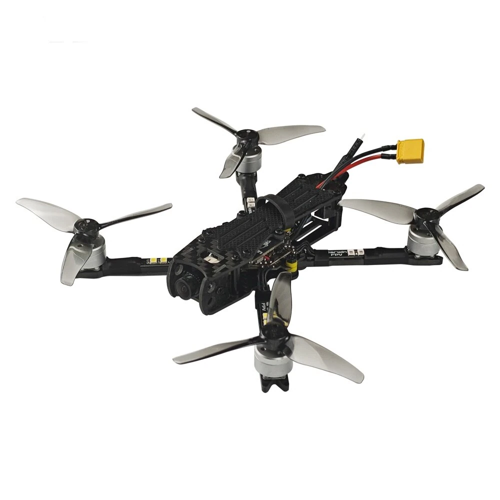 DarwinFPV Baby Ape Pro V3 142mm 3 Inch 2-3S FPV Racing RC Drone BNF ELRS med 1104 4300KV Motor CADDX ANT 1200TVL Kamera DarwinFPV Baby Ape Pro V3 142mm 3 Inch 2-3S FPV Racing RC Drone BNF ELRS med 1104 4300KV Motor CADDX ANT 1200TVL Kamera